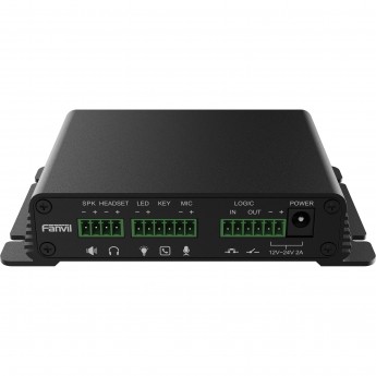 SIP шлюз контроллер FANVIL 2 SIP-линии, 2 RTSP-линии, IP/RTP/RTSP для передачи медиа, аудио