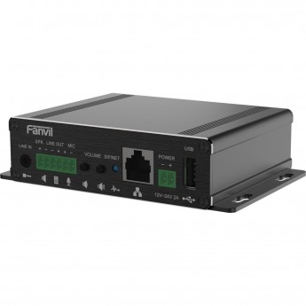 SIP шлюз контроллер FANVIL 2 SIP-линии, 2 RTSP-линии, IP/RTP/RTSP для передачи медиа