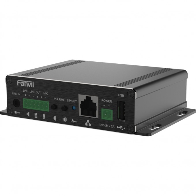 SIP шлюз контроллер FANVIL 2 SIP-линии, 2 RTSP-линии, IP/RTP/RTSP для передачи медиа PA3